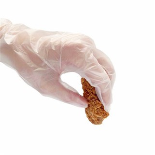 Gants en plastique compostables